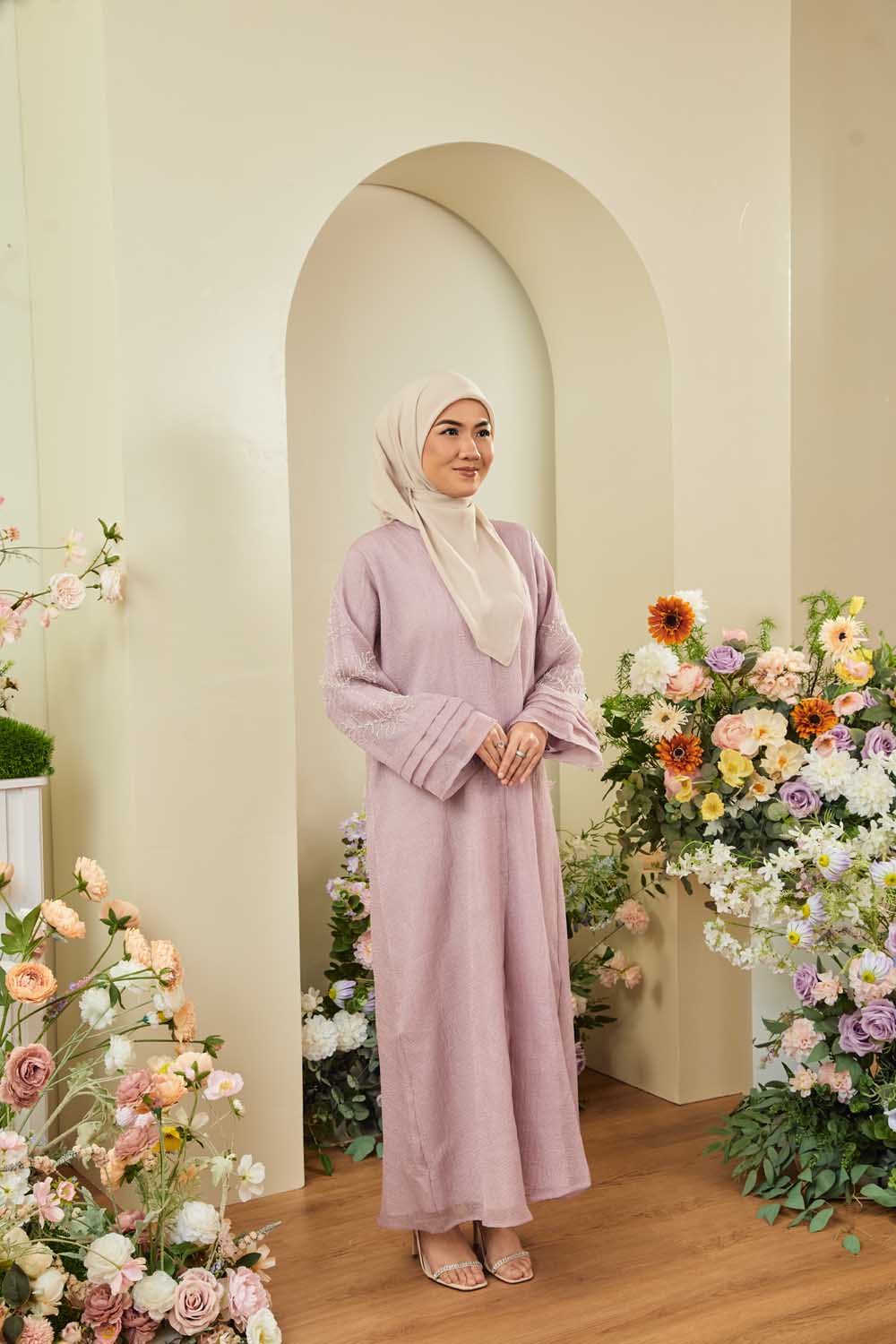 Maleeka Abaya (Purple)